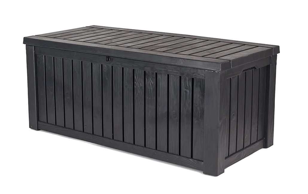 Rockwood 150 Gallon Deck Box - Grey - Keter Canada