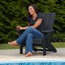 Modern Graphite Outdoor Adirondack Chair - Keter US