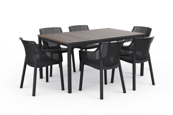 Salon de jardin Porto 6 places - Table de jardin