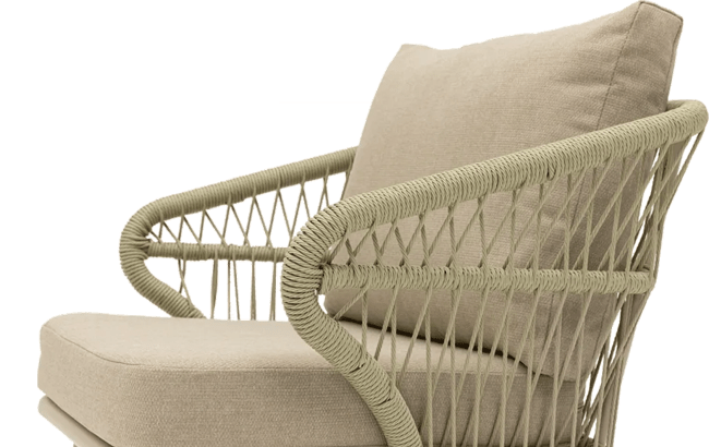 סט מערכת ישיבה זנזיבר אלומיניום  - בז