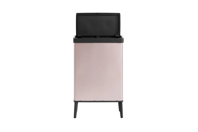 פח ורטו גבוה 54 ליטר - ורוד פנינה