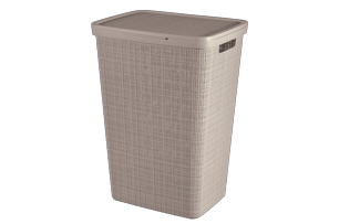 Jute Wasmand 58L - Taupe - Wasmanden