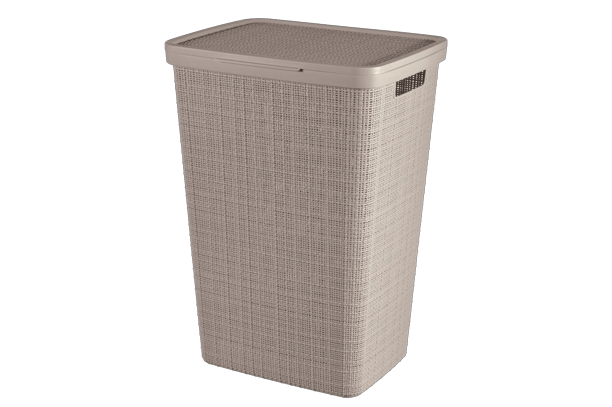 Jute Wasmand 58L - Taupe - Wasmanden