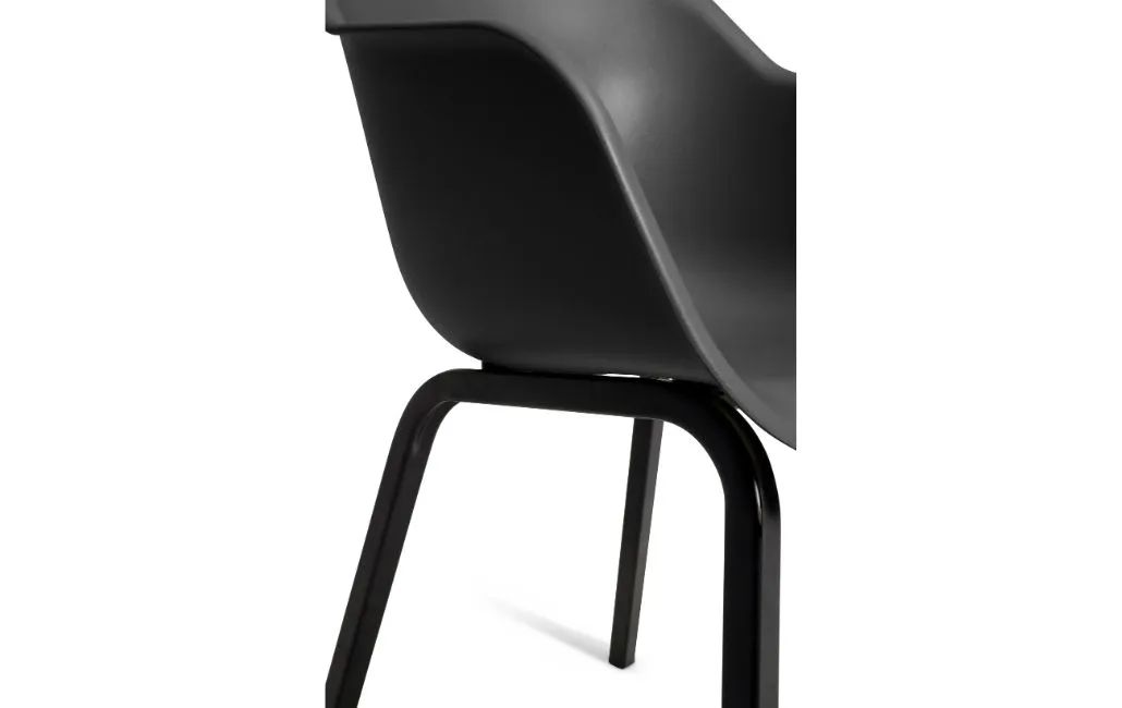 Fauteuil Noa – lot de 2 - Graphite