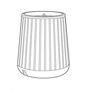 Self Watering Rosewood Brown Conical Planter - Keter US