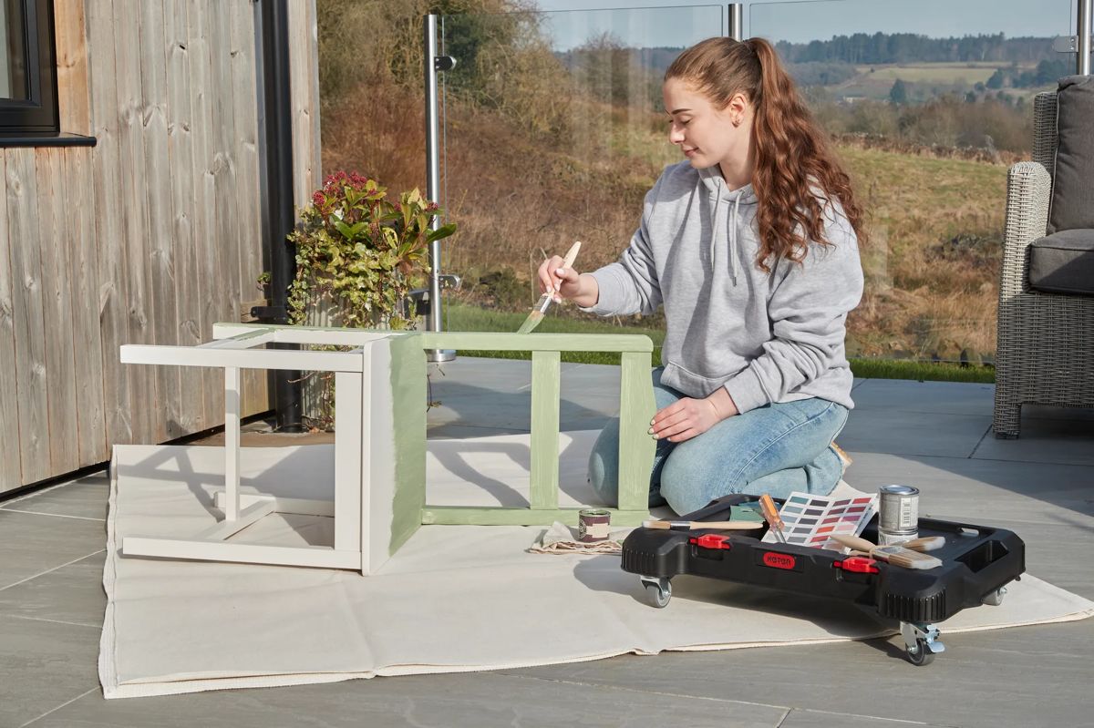 Stack & Roll Dolly 4-Wheel Rolling Base - Keter Canada