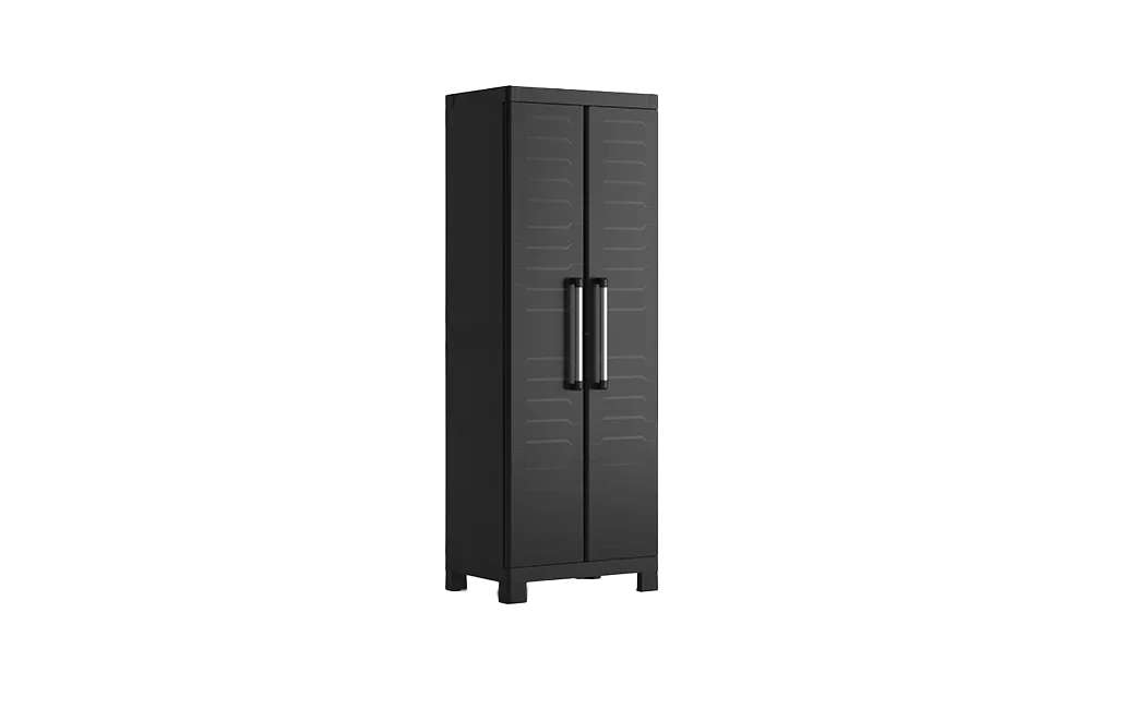 Armoire multifonction Detroit - 45x65xH182 cm - Noir