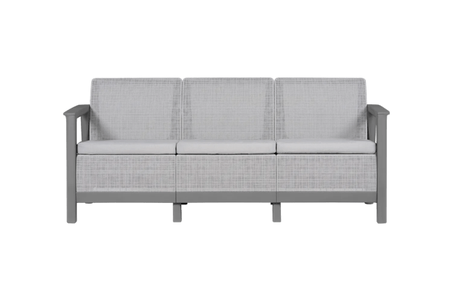 Scandi Linea 3-zits Loungebank - Lichtgrijs