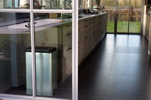 Decobin Slimbin Prullenbak 40L - Zilver - Prullenbakken