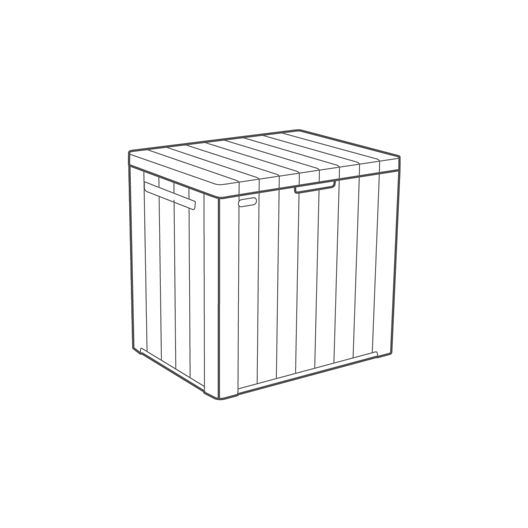 30 Gallon Storage Deck Box Signature Walnut Brown - Keter US