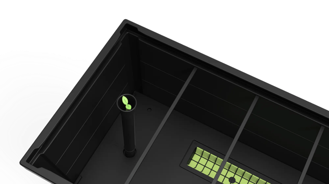 ערוגת גינה אלפרסקו - שחור thumbnail