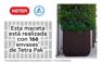 Set 2x Macetero Polyal Wood Planter - 40x40x40 cm y 50L