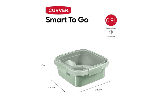 Smart to Go Lunchbox 0,9L - Groen