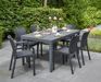 Pack de 4 sillas de exterior Bali - Grafito