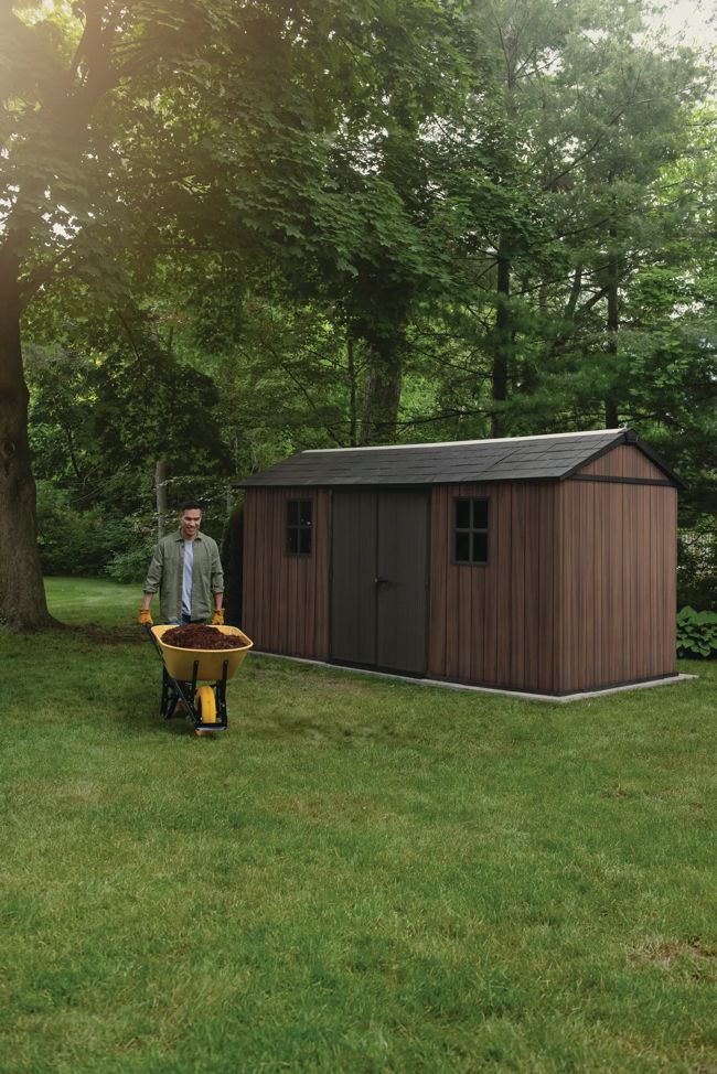 Signature Apex Shed 15x7.5ft - Rosewood