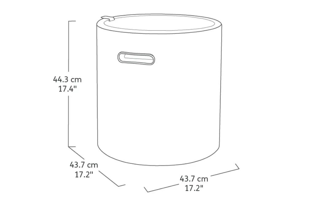 Table glacière 39L - Graphite