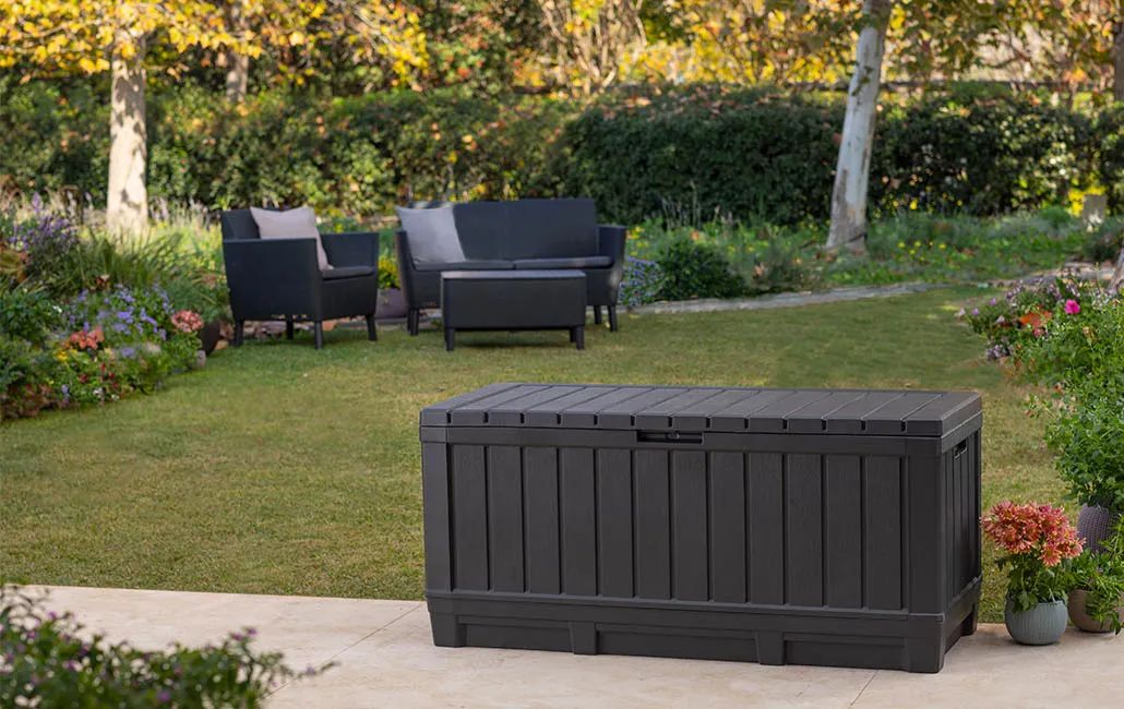 92 Gallon Deck Box Kentwood Storage Box Brown - Keter Canada
