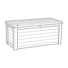 Signature 630L Storage Box  - Ashwood Brown