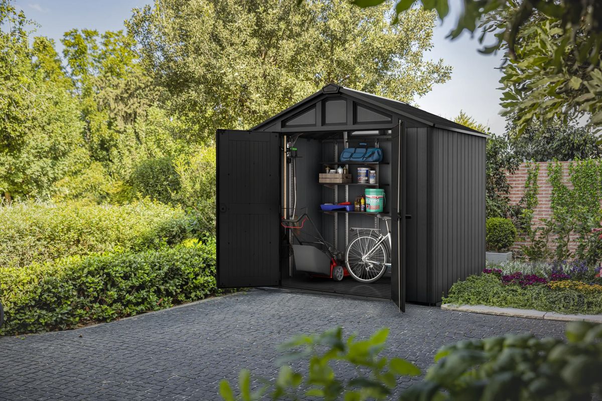 Stronghold 8x6 Tuinhuis - Grijs