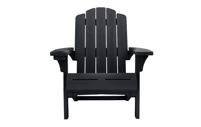 Kiawah Graphite Outdoor Adirondack Chair - Keter US