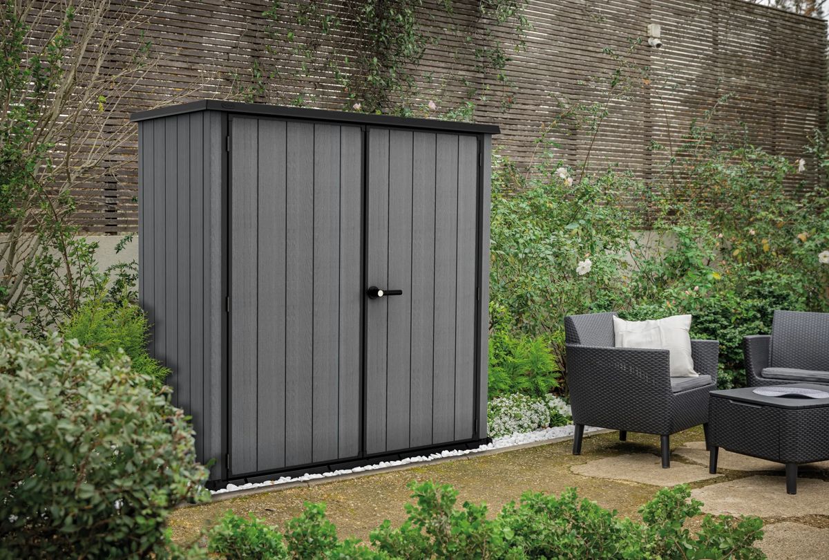 Cortina Fortress Tuinkast – 188 x 106,5 x 195 cm - Grau