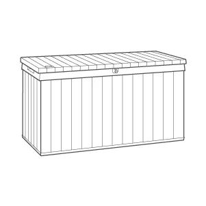 Darwin 570L Storage Box - Grey