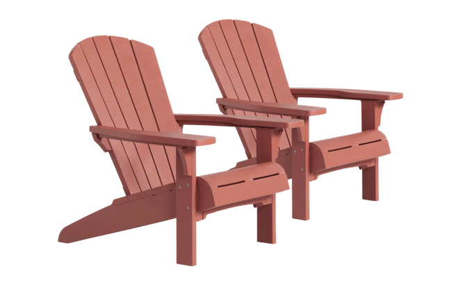 Troy Adirondack Tuinstoel - set van 2 - Terracotta