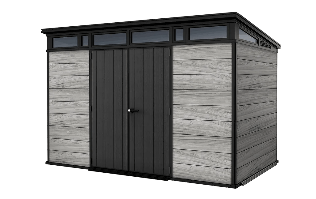Signature 11x7 Storage Shed - Storm Grey