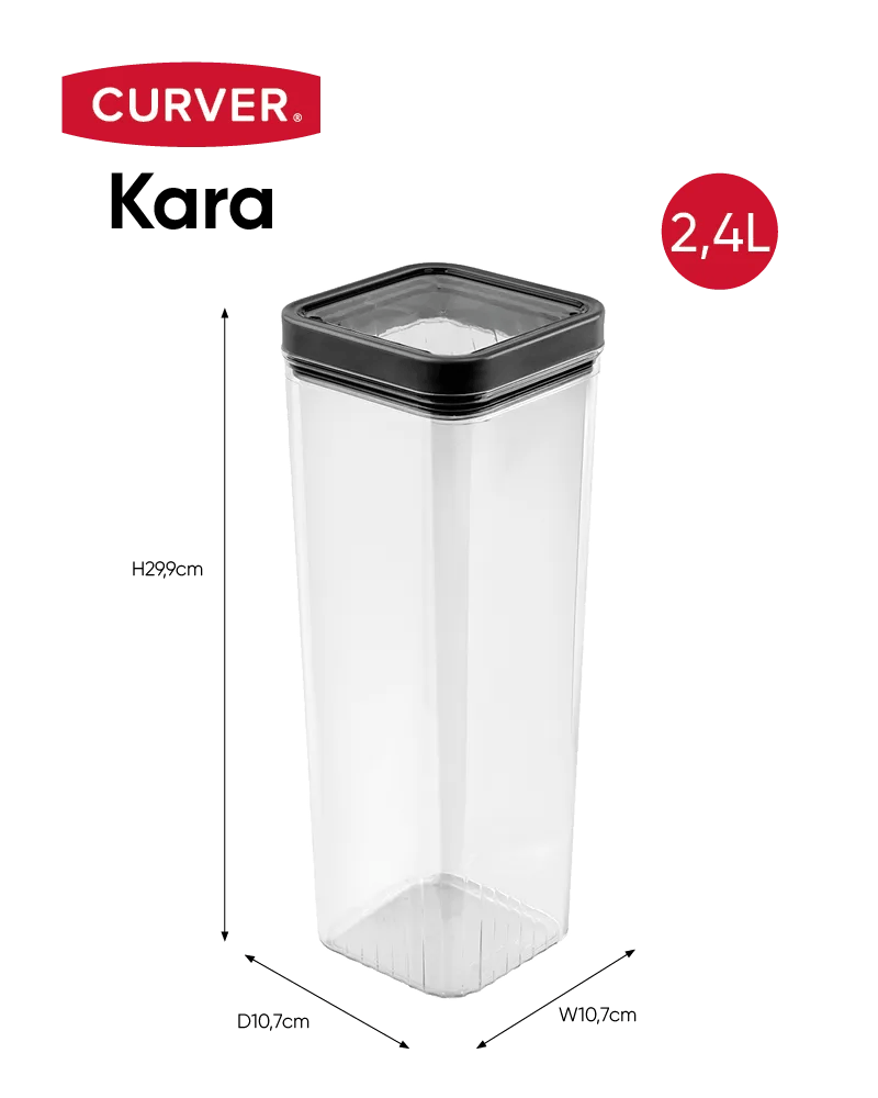 Kara Voorraadbus 2,4L - Antraciet