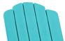 Kiawah Teal Outdoor Adirondack Chair - Keter US
