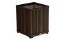 Self Watering Rosewood Brown Square Tall Planter - Keter US