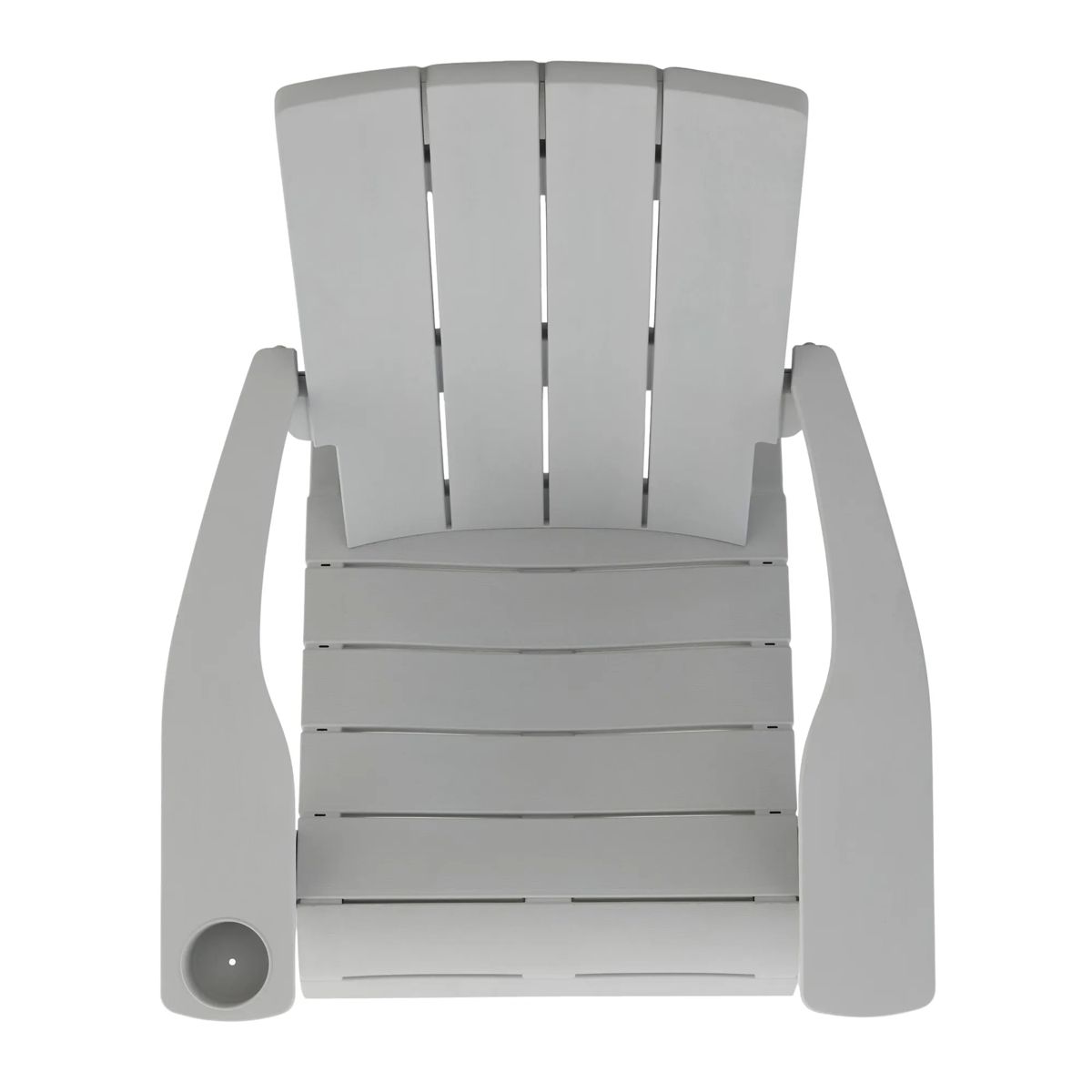 Chaise Adirondack moderne avec porte-gobelet Grise – Keter Canada