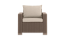 Pack de 2 sillones de exterior California 83x68x71.5 cm - Capuchino