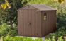 Darwin Brown Medium Storage Shed - 6x8 Shed - Keter US