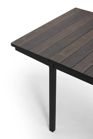 Mesa comedor de exterior Porto extensible 155–233x94x75 cm - Marrón