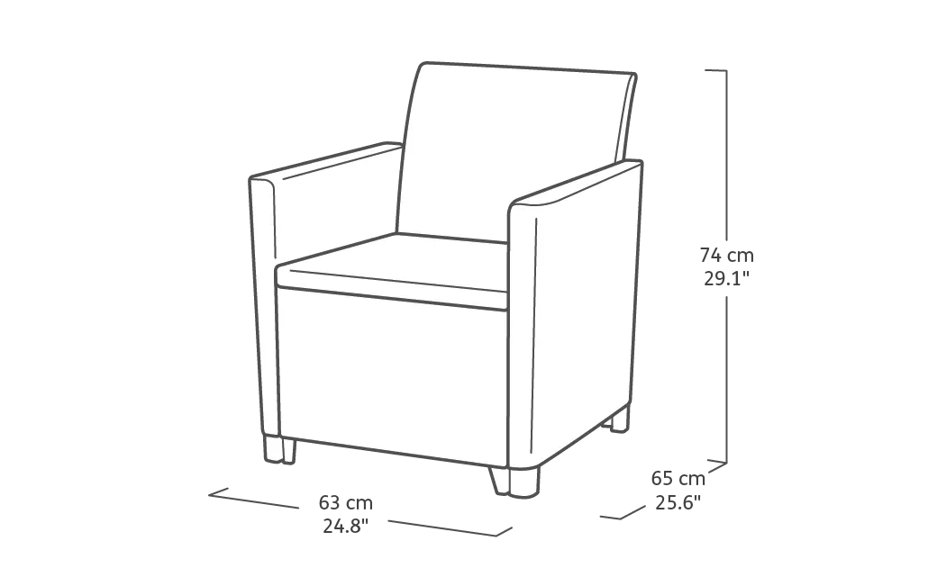 Conjunto de exterior de 4 plazas Marie - Negro