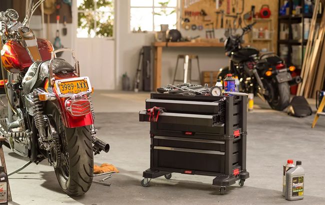 Servante d'atelier 5 tiroirs - Noir