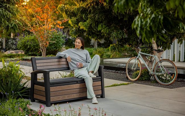 227 L Aufbewahrungsbank – Signature Collection - Walnuss