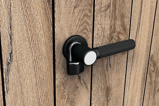 Armoire de jardin High Store+ 1400L - 140x74x170cm  - Marron aspect Douglas