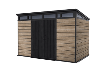 Signature Shed 11x7ft - Ashwood Brown - Large Sheds