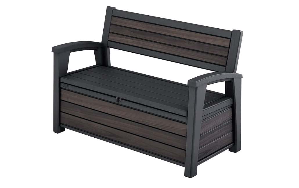 Banco-arcón de exterior Signature 133x61x89 y 227L - Rosewood