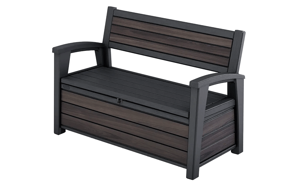 Banco-arcón de exterior Signature 133x61x89 y 227L - Rosewood