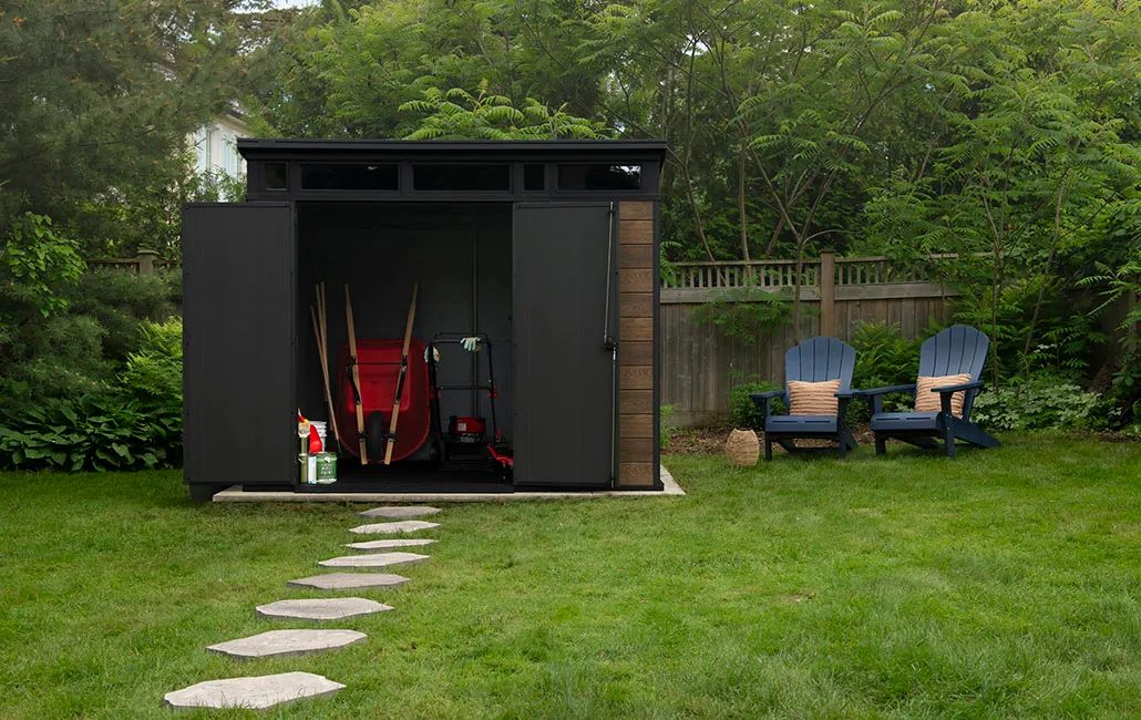 Buy Signature Walnut Brown Large Storage Shed 9x7 - Keter Canada