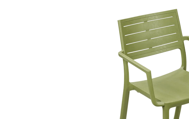 כיסא מטליין - ירוק זית