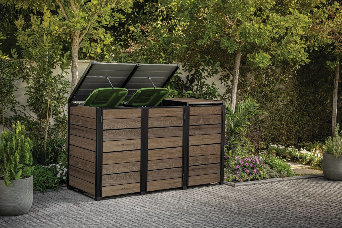 240L Bin Hideaway Extension - Walnut Brown
