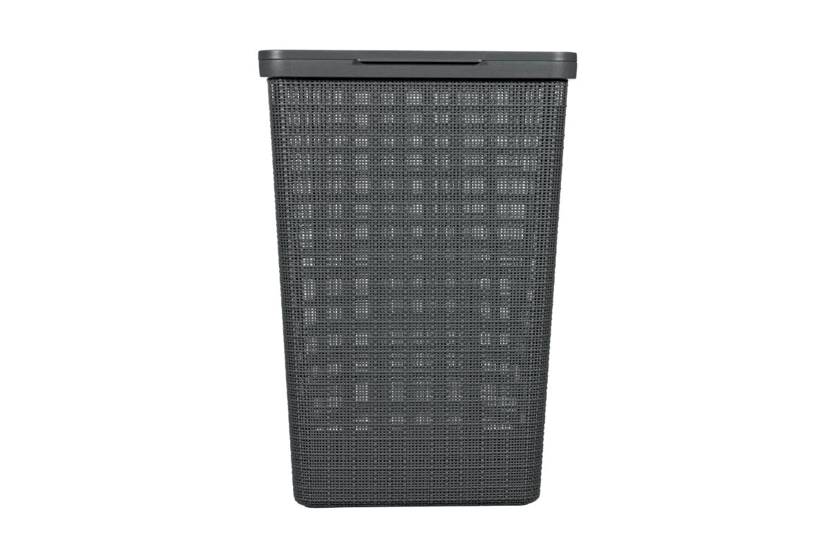 Jute Wasmand 58L - Antraciet