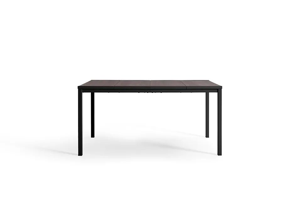 Table Porto 156cm 6 places - Marron Aspect Noyer