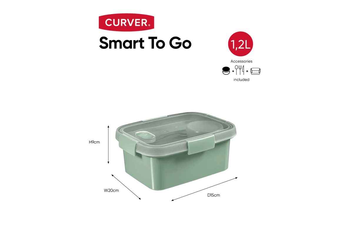 Smart to Go Lunchbox 1,2L - Groen
