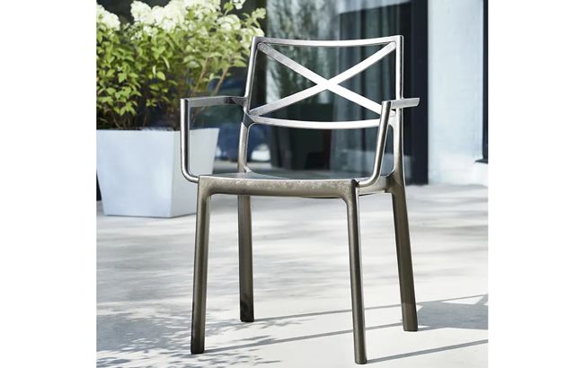 Pack de 4 sillas de exterior Metalix