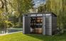 Gray Signature 11x7 Large Storage Shed - Keter US